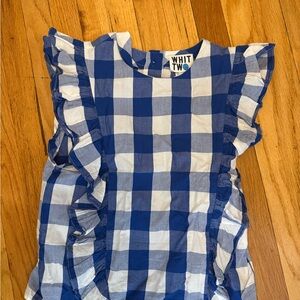 Whit Two for Anthropologie 100% cotton Small top